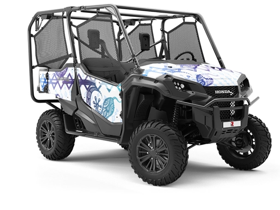 Frozen Geckos Reptile Utility Vehicle Vinyl Wrap