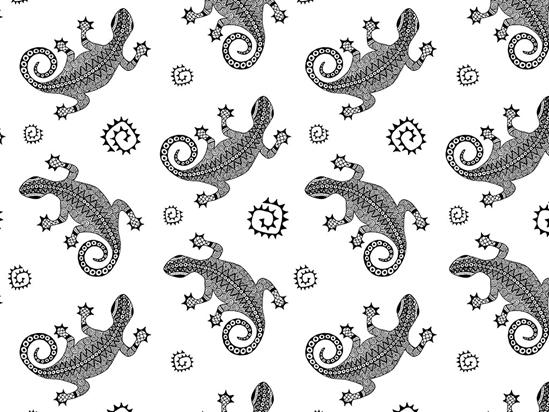 printable lizard pattern