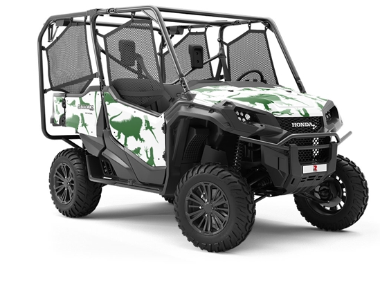 Komodo Dragons Reptile Utility Vehicle Vinyl Wrap