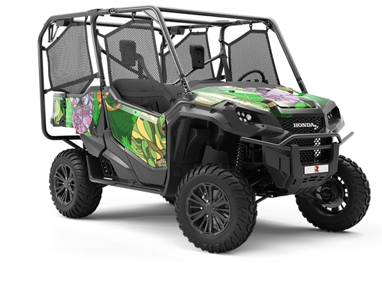 Psychedelic Chameleons Reptile Utility Vehicle Vinyl Wrap