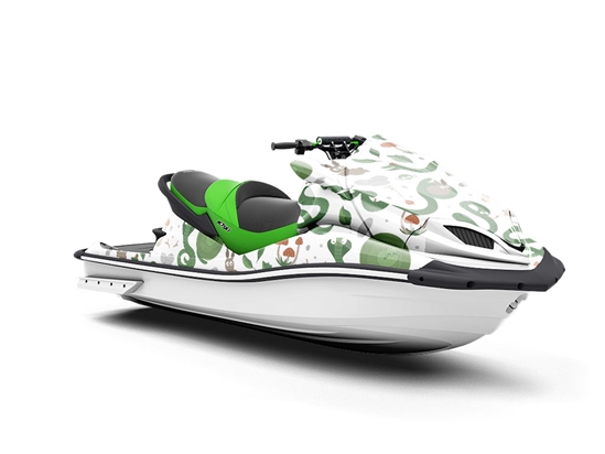 Lunch Time Reptile Jet Ski Vinyl Customized Wrap