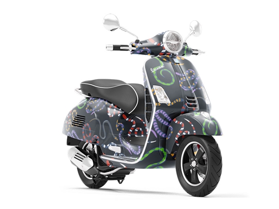 No Hissing Reptile Vespa Scooter Wrap Film