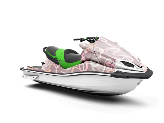 Poisonous Pastels Reptile Jet Ski Vinyl Customized Wrap