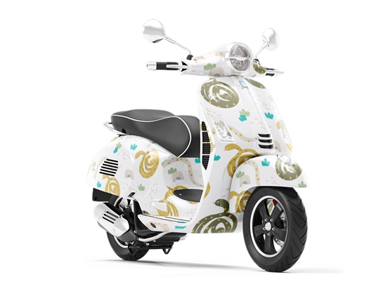 Smiling Serpents Reptile Vespa Scooter Wrap Film