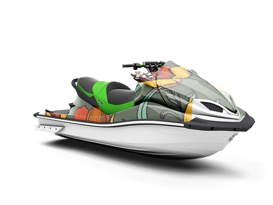 Belle De Jour Retro Jet Ski Vinyl Customized Wrap