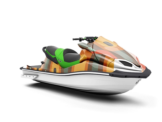 Fabulous Wailing Retro Jet Ski Vinyl Customized Wrap