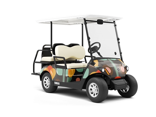 Growing Love Retro Wrapped Golf Cart