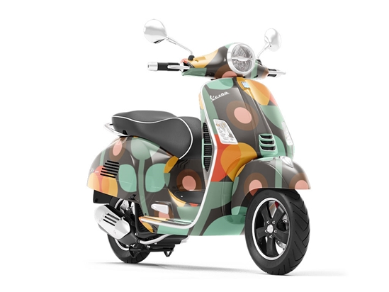 Growing Love Retro Vespa Scooter Wrap Film