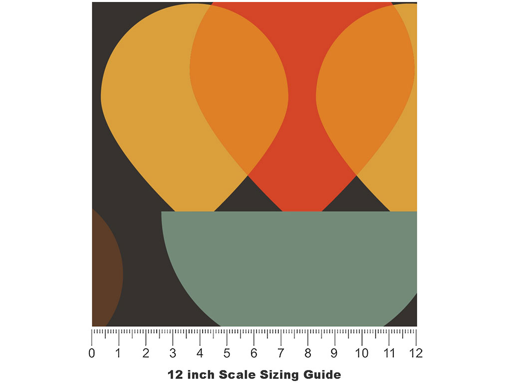 Growing Love Retro Vinyl Film Pattern Size 12 inch Scale