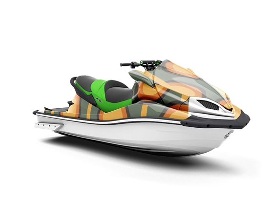 Hangin On Retro Jet Ski Vinyl Customized Wrap