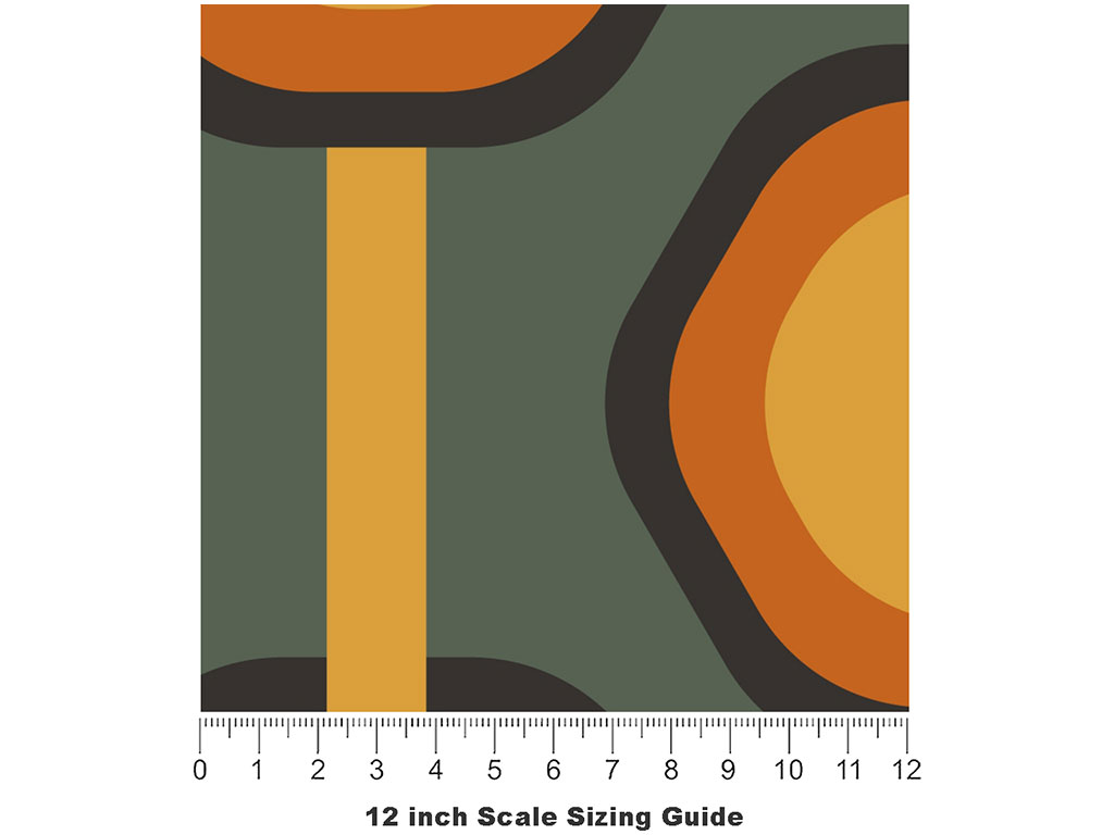 Hangin On Retro Vinyl Film Pattern Size 12 inch Scale