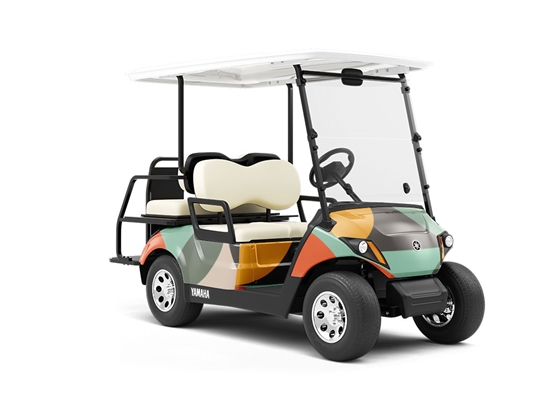 Lay It Down Retro Wrapped Golf Cart