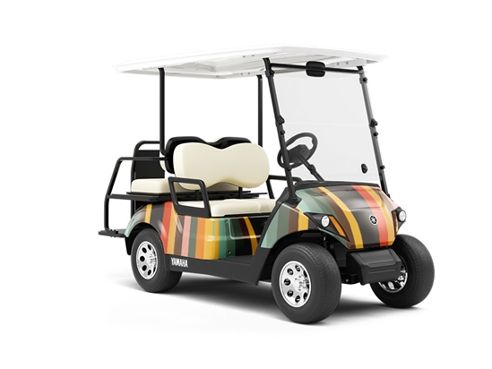 Monkey Music Retro Wrapped Golf Cart