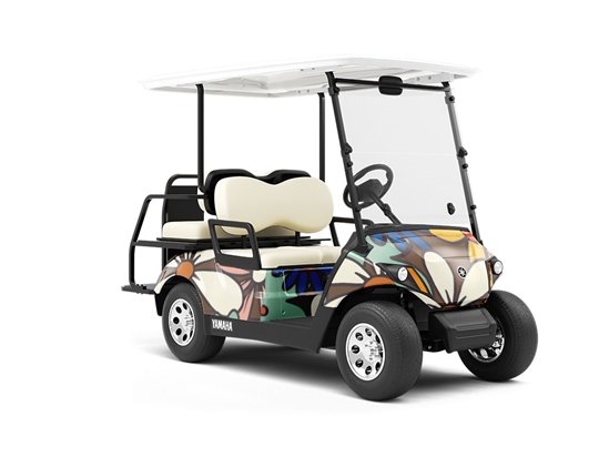 Raider Revere Retro Wrapped Golf Cart