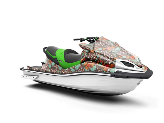 Real Foxy Retro Jet Ski Vinyl Customized Wrap