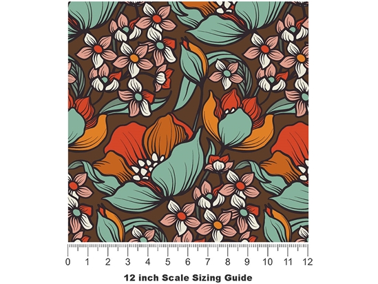 Real Foxy Retro Vinyl Film Pattern Size 12 inch Scale