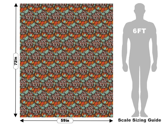 Real Foxy Retro Vehicle Wrap Scale