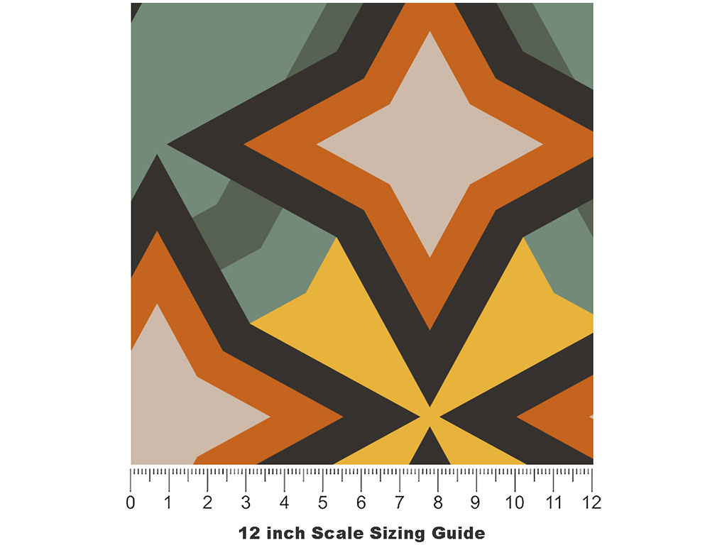 Shiny Baby Retro Vinyl Film Pattern Size 12 inch Scale