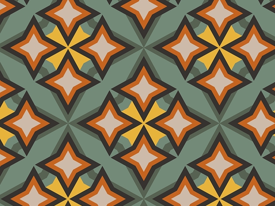 Shiny Baby Retro Vinyl Wrap Pattern