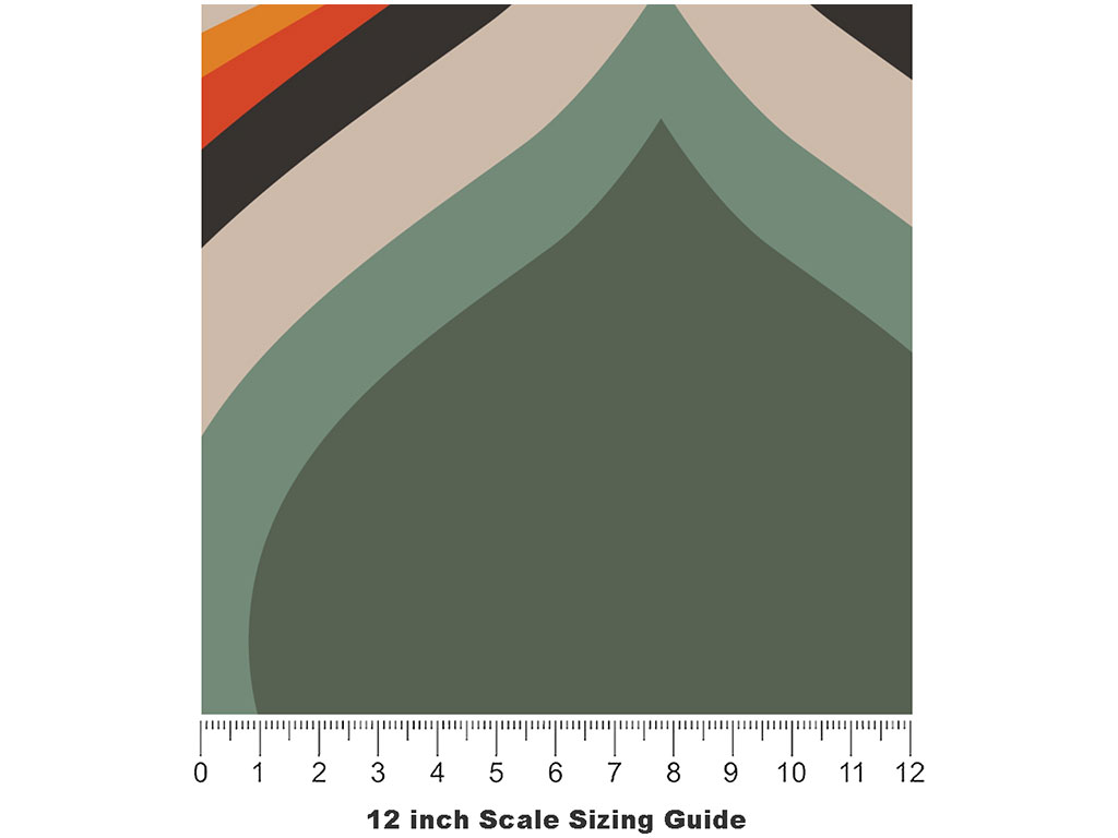 Ten Years After Retro Vinyl Film Pattern Size 12 inch Scale