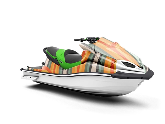 Up and Down Retro Jet Ski Vinyl Customized Wrap