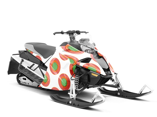 Who Rocks Retro Custom Wrapped Snowmobile