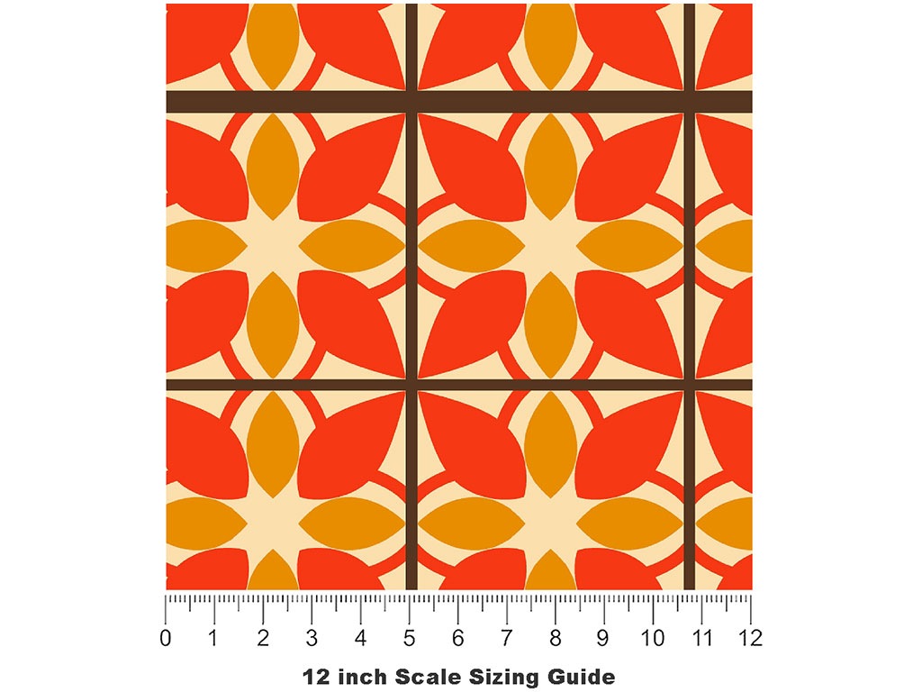 Boogie Nights Retro Vinyl Film Pattern Size 12 inch Scale