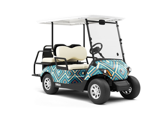 Ring My Bell Retro Wrapped Golf Cart