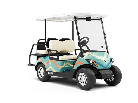 Rubberband Person Retro Wrapped Golf Cart