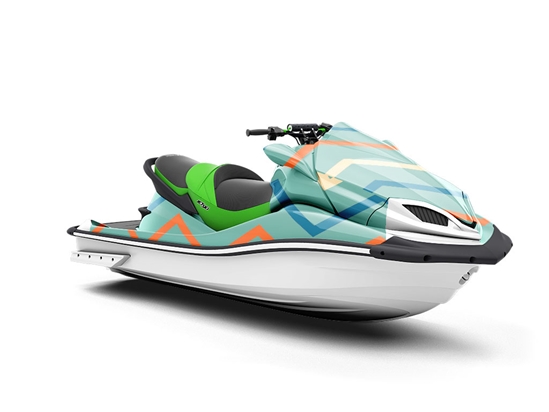 Rubberband Person Retro Jet Ski Vinyl Customized Wrap