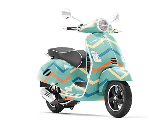 Rubberband Person Retro Vespa Scooter Wrap Film