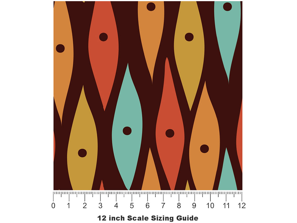 The Freak Retro Vinyl Film Pattern Size 12 inch Scale