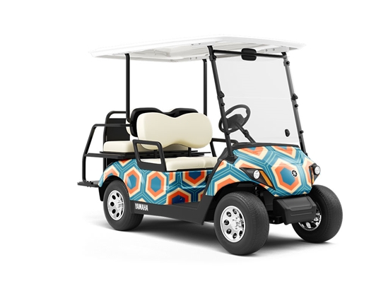 The Gang Retro Wrapped Golf Cart