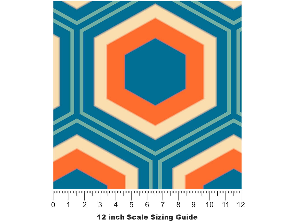 The Gang Retro Vinyl Film Pattern Size 12 inch Scale