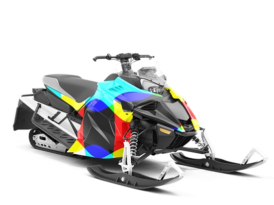 Be Back Retro Custom Wrapped Snowmobile