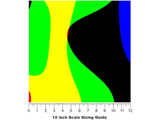 Beyond Darkness Retro Vinyl Film Pattern Size 12 inch Scale