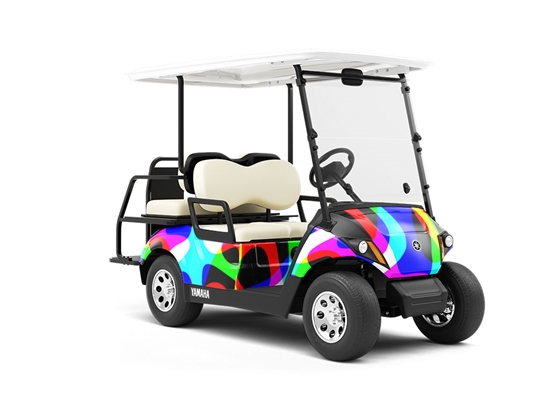 Blade Runner Retro Wrapped Golf Cart