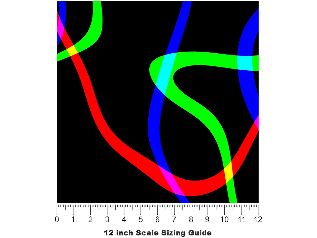 Finite Frustration Retro Vinyl Film Pattern Size 12 inch Scale