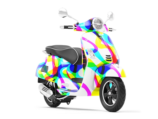 Glam Rock Retro Vespa Scooter Wrap Film