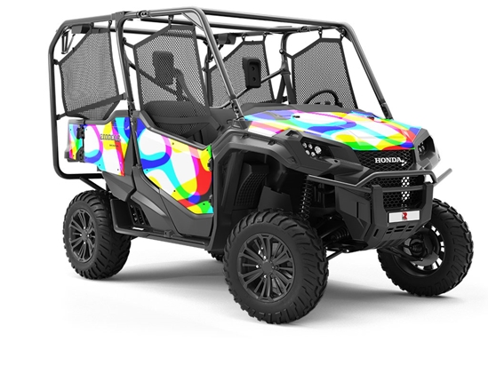 Glam Rock Retro Utility Vehicle Vinyl Wrap