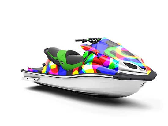 Good Trouble Retro Jet Ski Vinyl Customized Wrap