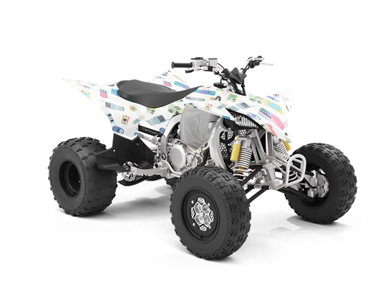 High Tech Retro ATV Wrapping Vinyl