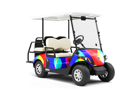 Night of the Comet Retro Wrapped Golf Cart