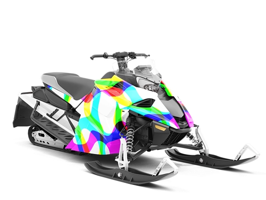 Phone Home Retro Custom Wrapped Snowmobile