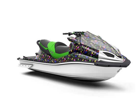 Small Zap Retro Jet Ski Vinyl Customized Wrap