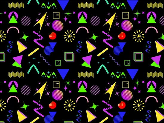 Small Zap Retro Vinyl Wrap Pattern