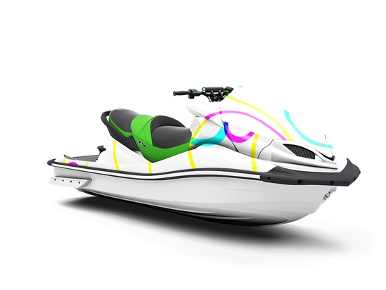 Sweet Honeydew Retro Jet Ski Vinyl Customized Wrap