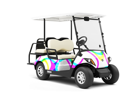 The Funhouse Retro Wrapped Golf Cart