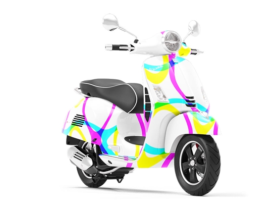 The Funhouse Retro Vespa Scooter Wrap Film