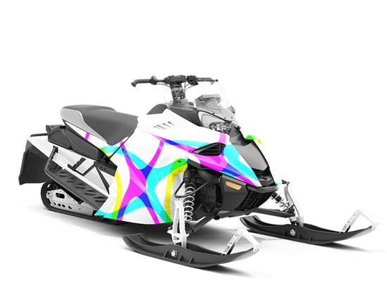 The Funhouse Retro Custom Wrapped Snowmobile